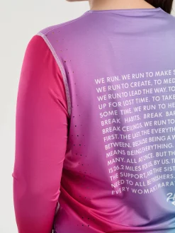 Discount Race Pace Tee LS | Every Woman's Marathon Women Long Sleeves